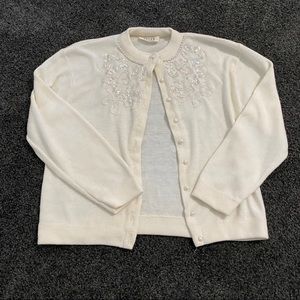Vintage beaded cardigan